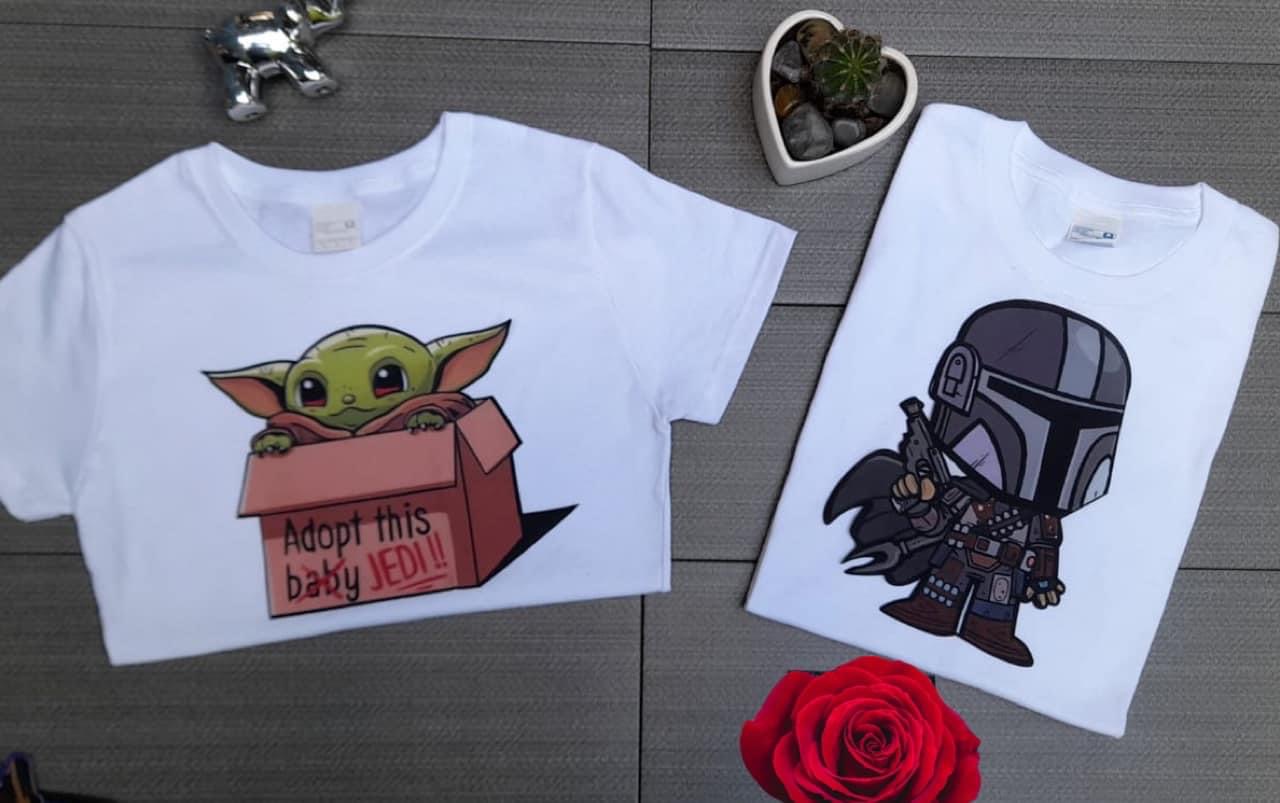TShirt Mandalorian BabY Girl band